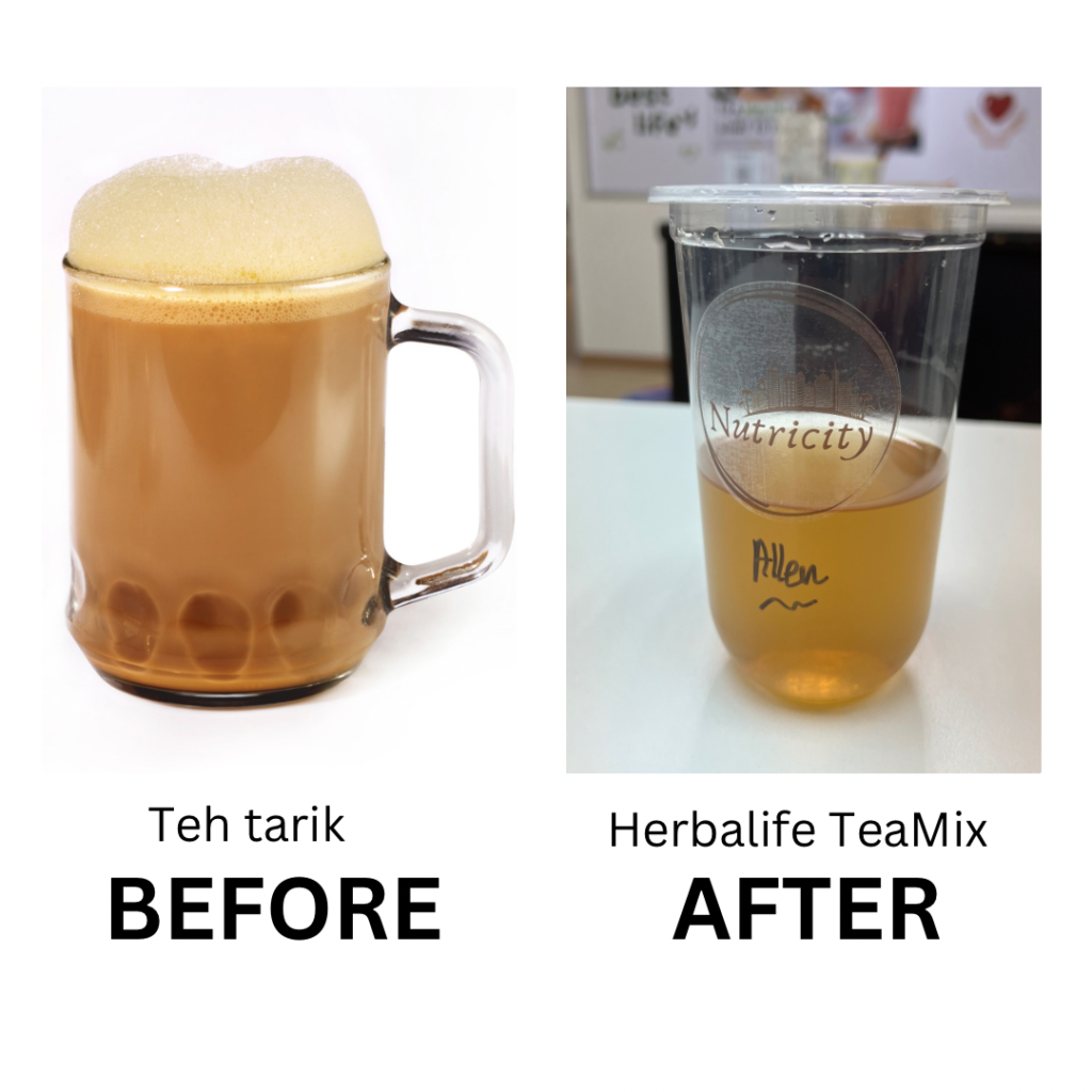 Teh tarik Herbalife Tea Mix Herbal Setiawangsa